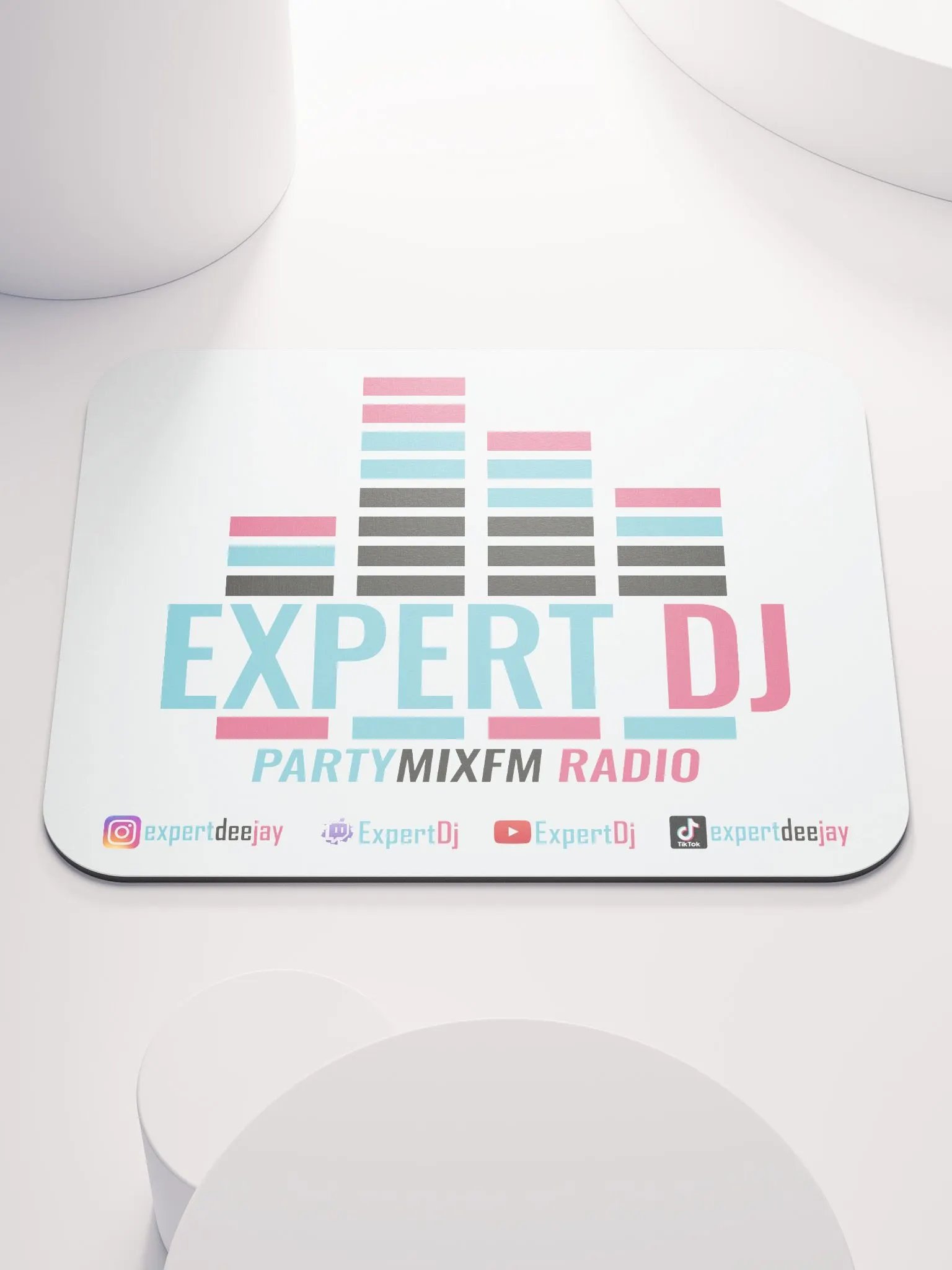 Expert DJ & PartyMixFm Radio Mouse Pad Type 2 product image (1)