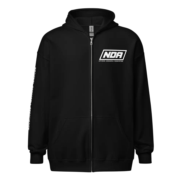 National Dodgeball Association Zip-Up Hoodie (Light) product image (1)