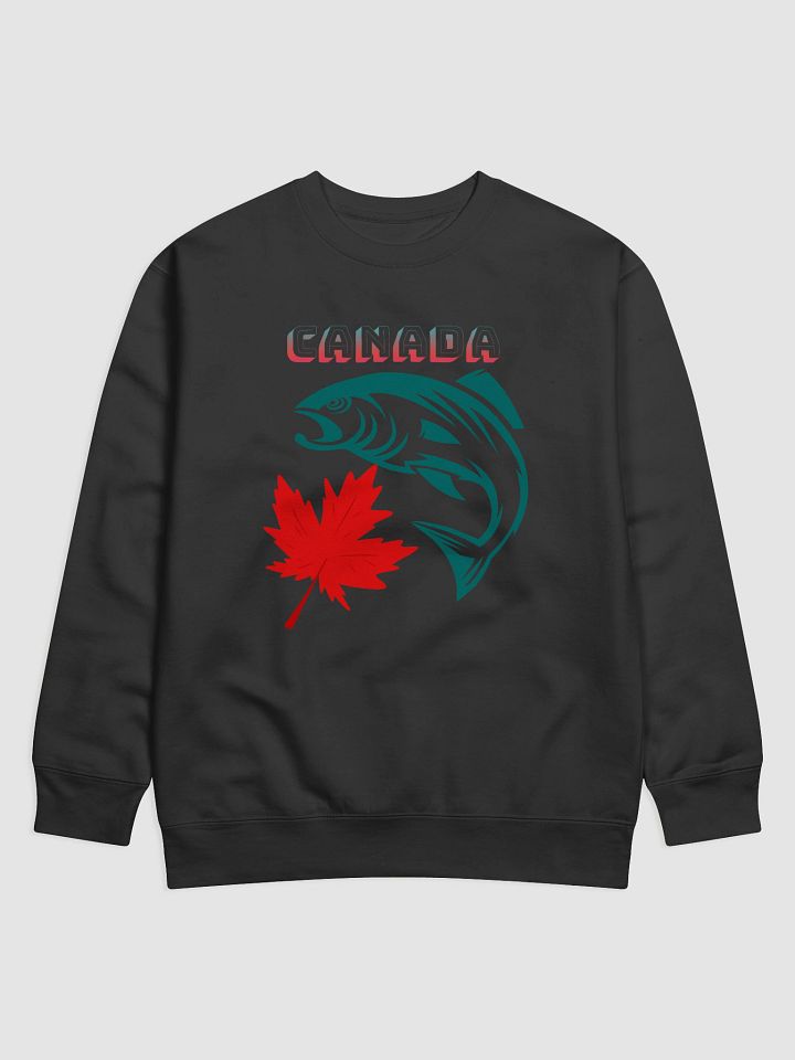 Maple Leaf Fish Canada Sweatshirt product image (2)