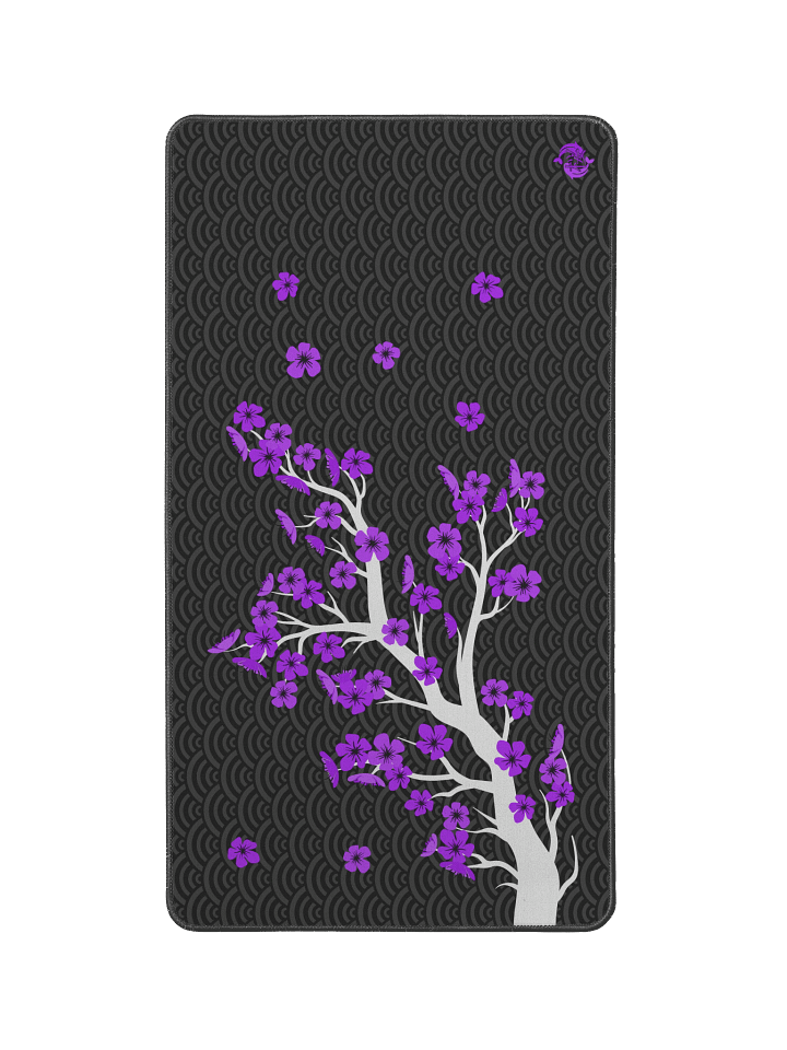 Violet Vortex Desk Mat product image (1)