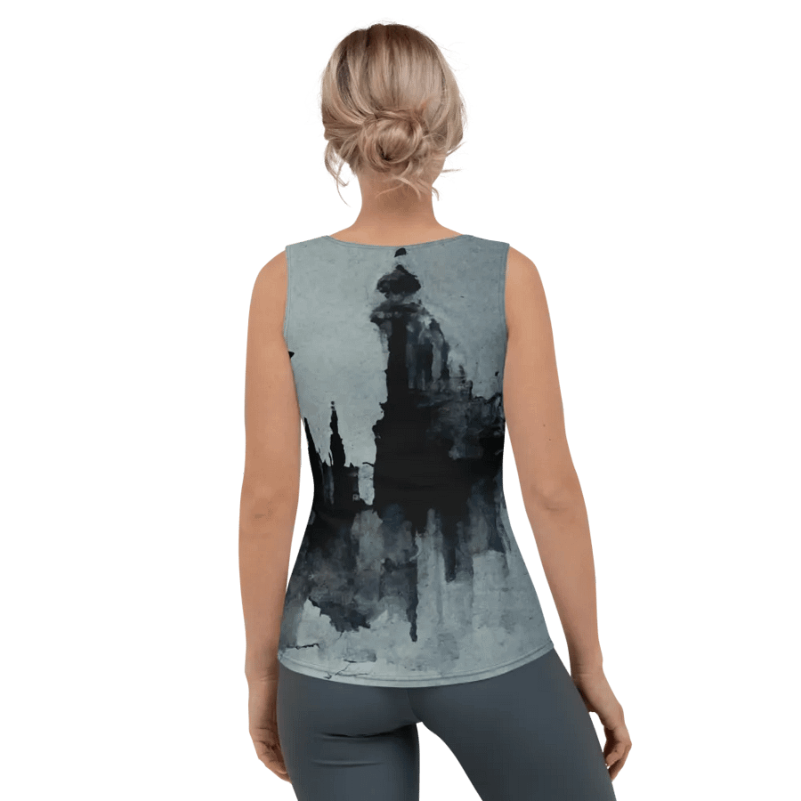 Ghostly Cityscape Women's Tank Top product image (2)