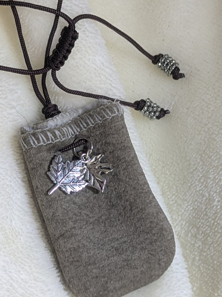 Moonlit Autumn Vale Adjustable Pouch Necklace product image (2)
