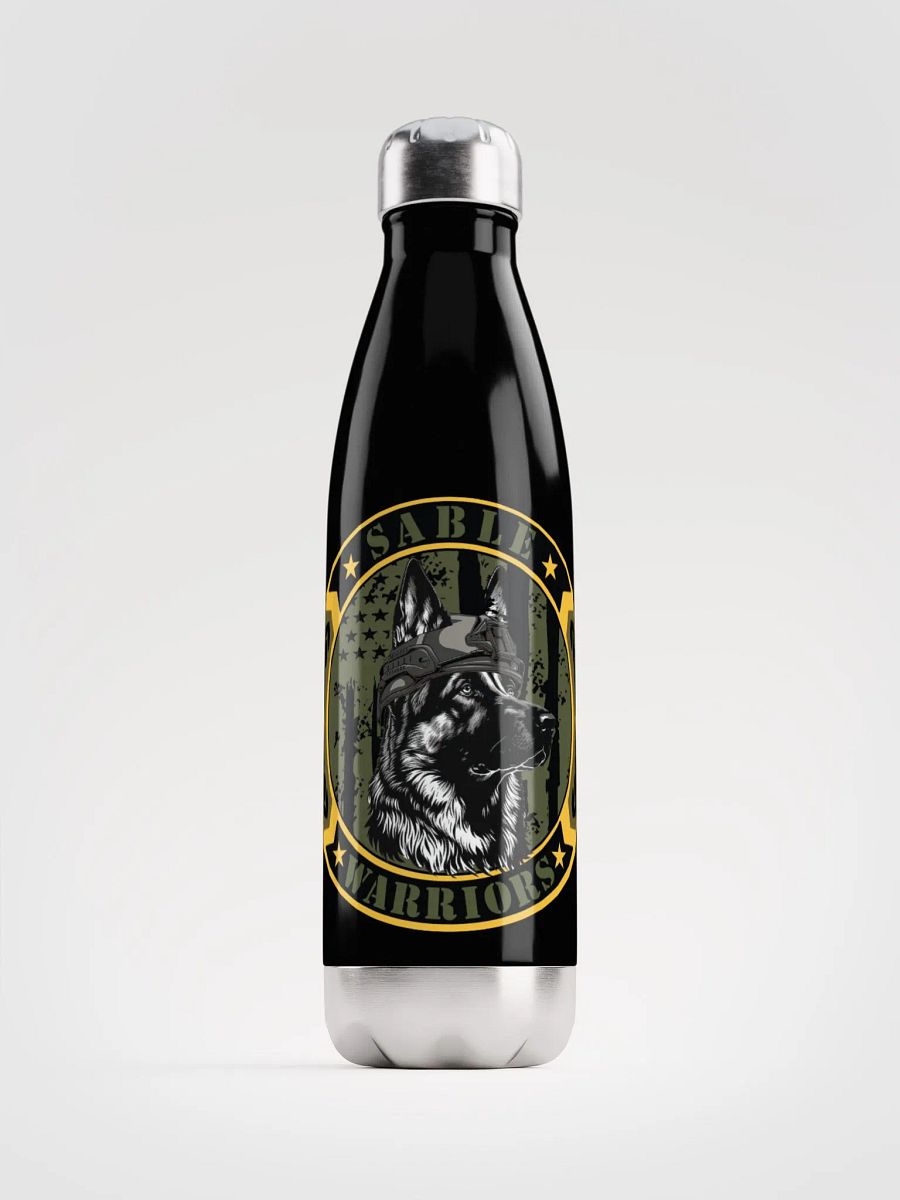 Sable Warriors Veteran Service Dog Water Bottle: Helps Pair Veterans With A Service Dog product image (1)