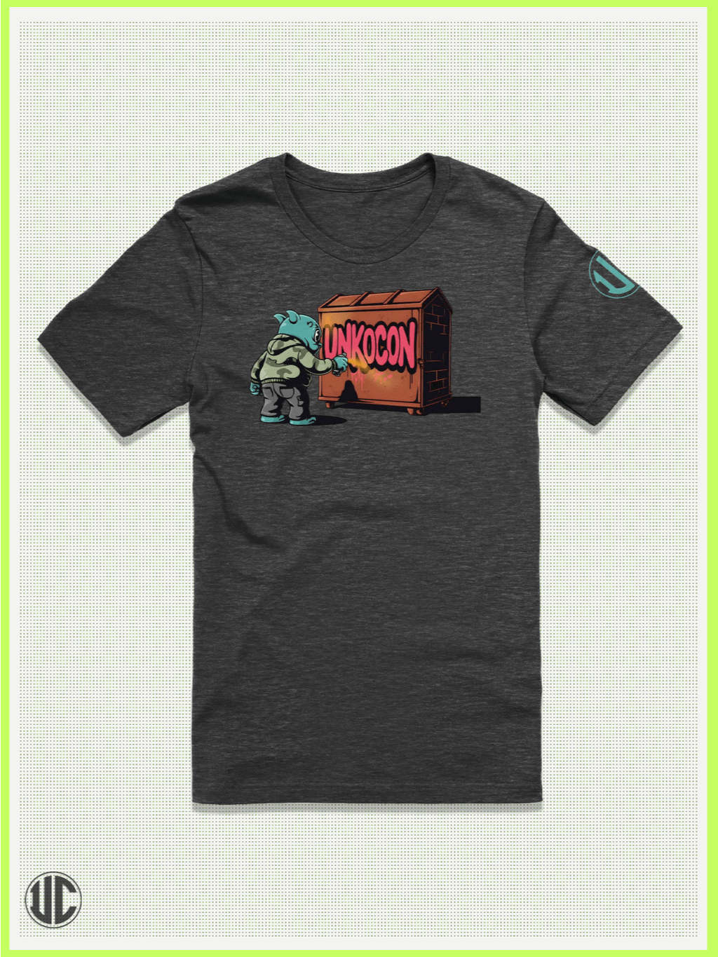 UnkoCon Graff Monster – Dumpster Tag Streetwear Graphic Tee product image (1)