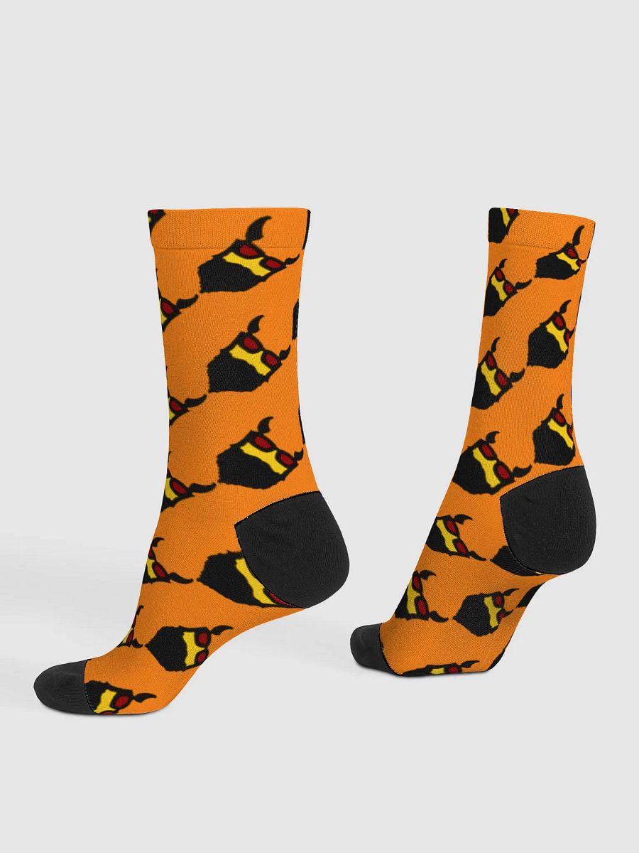 Hellfather Pattern long sock product image (4)