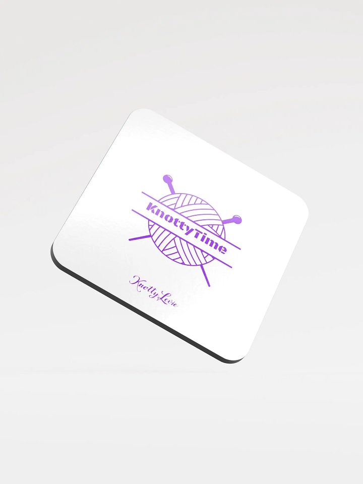 Knotty Time Glossed Cork Coaster product image (1)