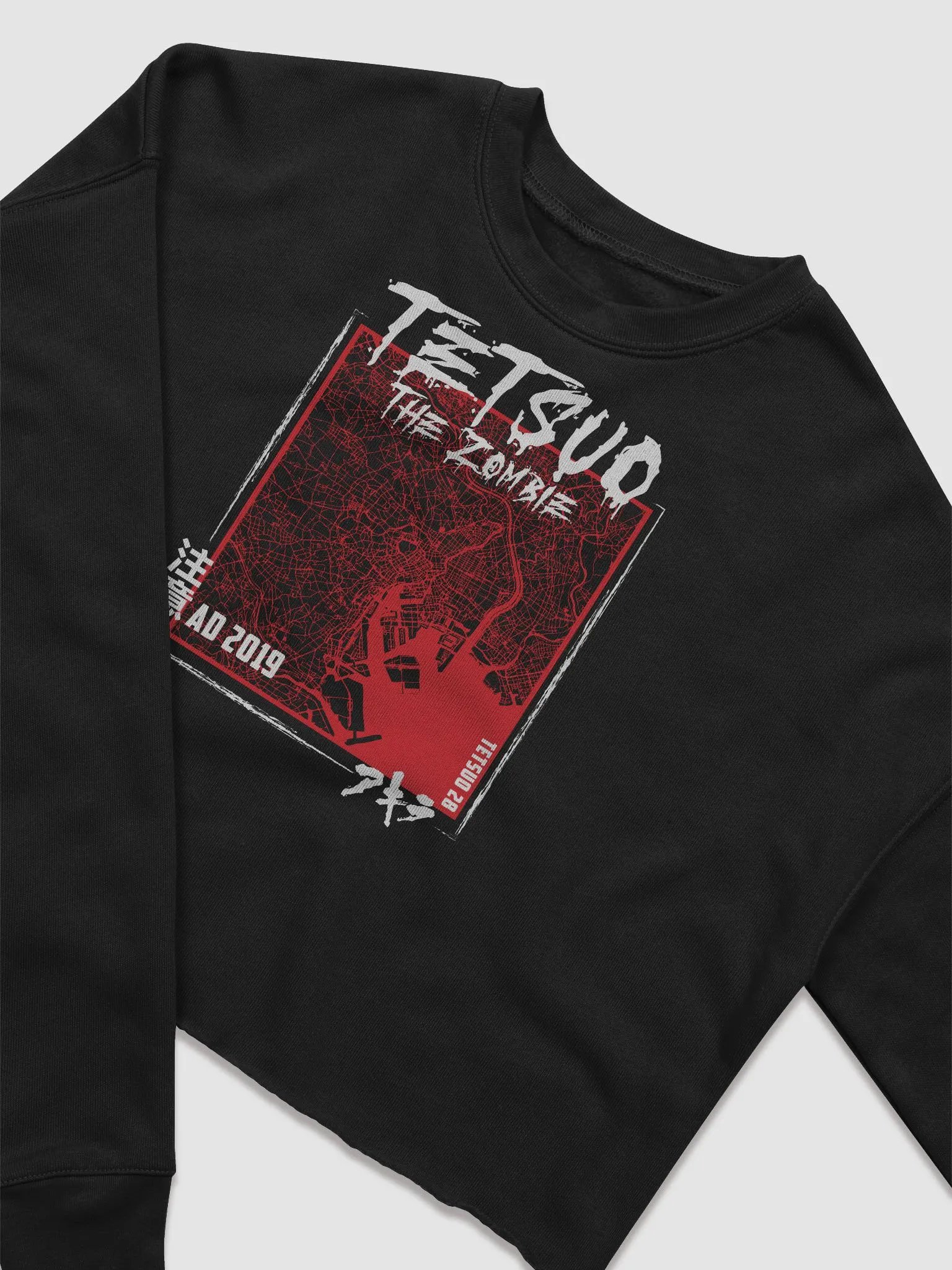 Infected Bella+Canvas Women's Fleece Crop Sweatshirt product image (12)
