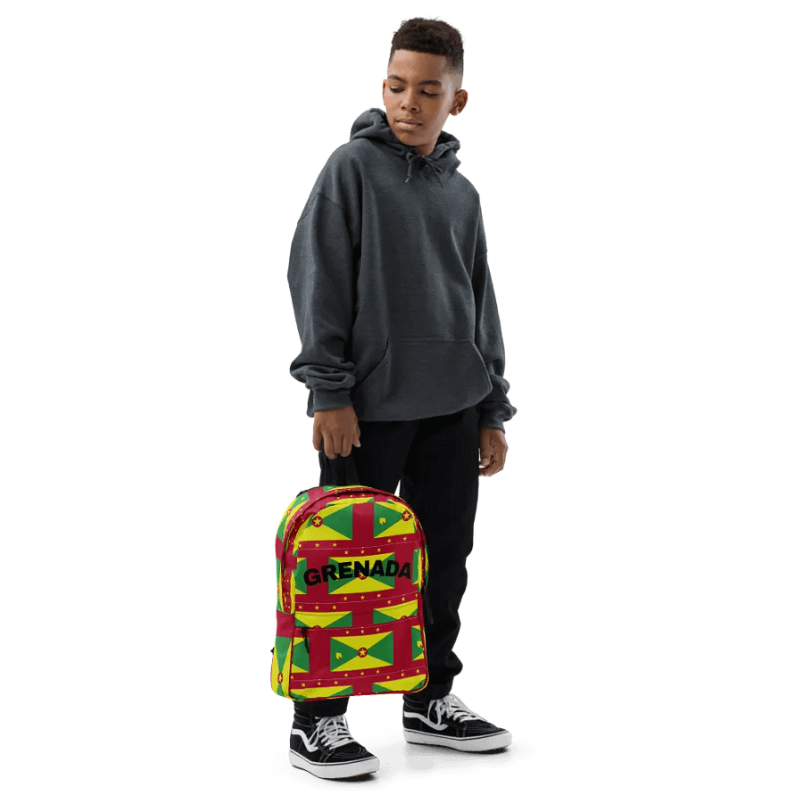 Grenada Flag All-Over Print Backpack product image (6)