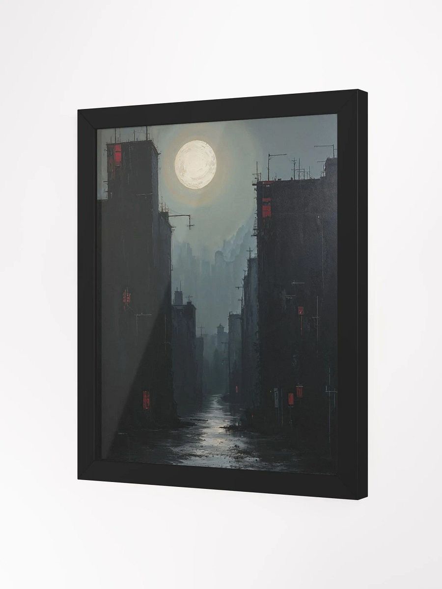 Moonlit Metropolis Framed Print product image (14)