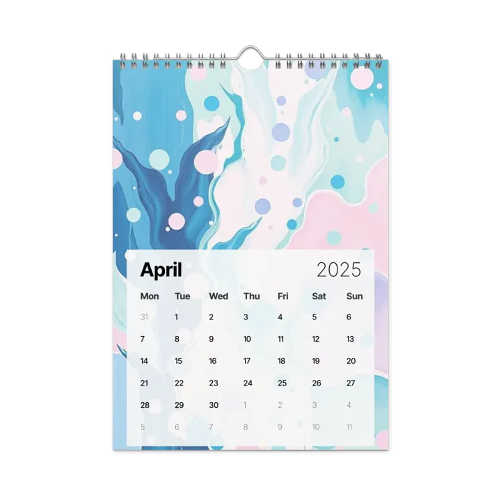 ART ABSTRACT WALL CALENDAR 2025 product image (1)
