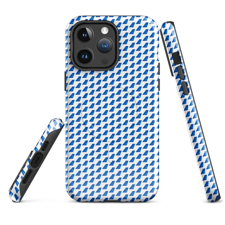 MagSafe® Ultra-Tough Case for iPhone® - Two-Tone Blue Tailfin Design product image (4)