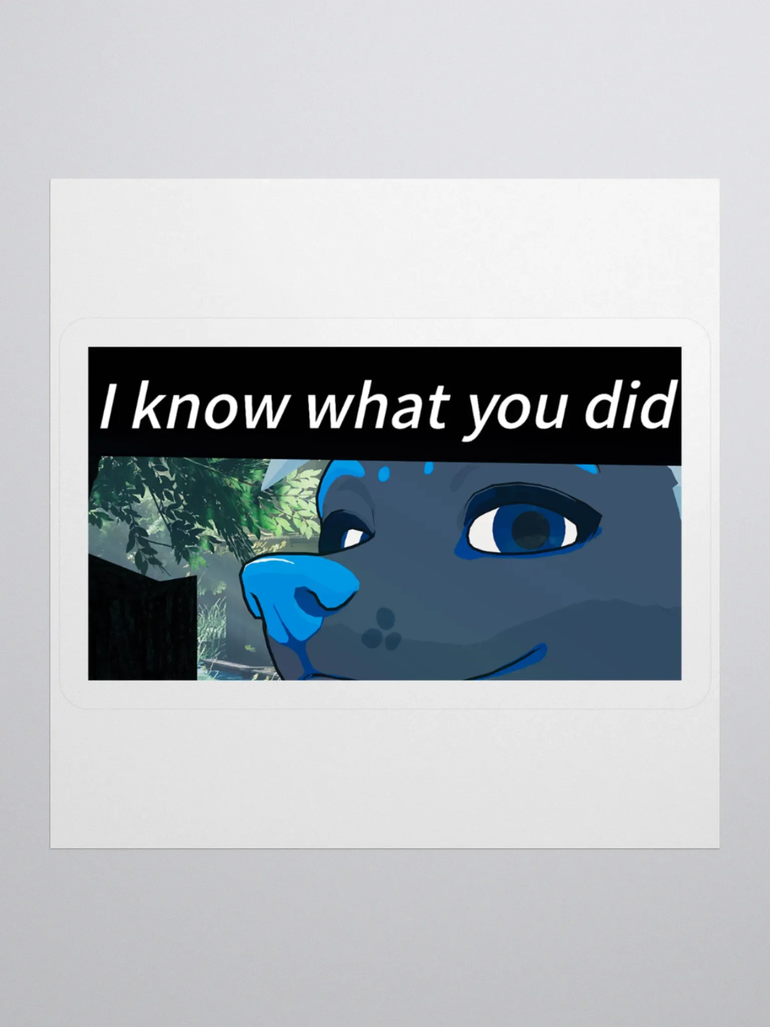 I know what u Did Sticker product image (1)