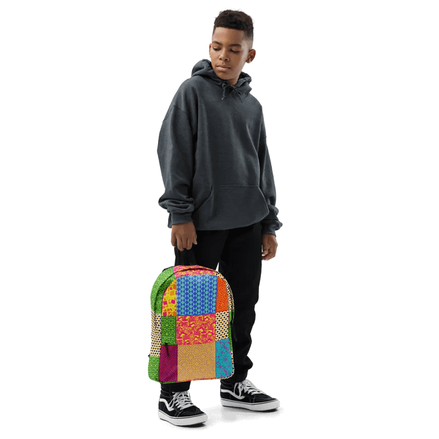 Geometric Fusion All-Over Print Backpack product image (6)