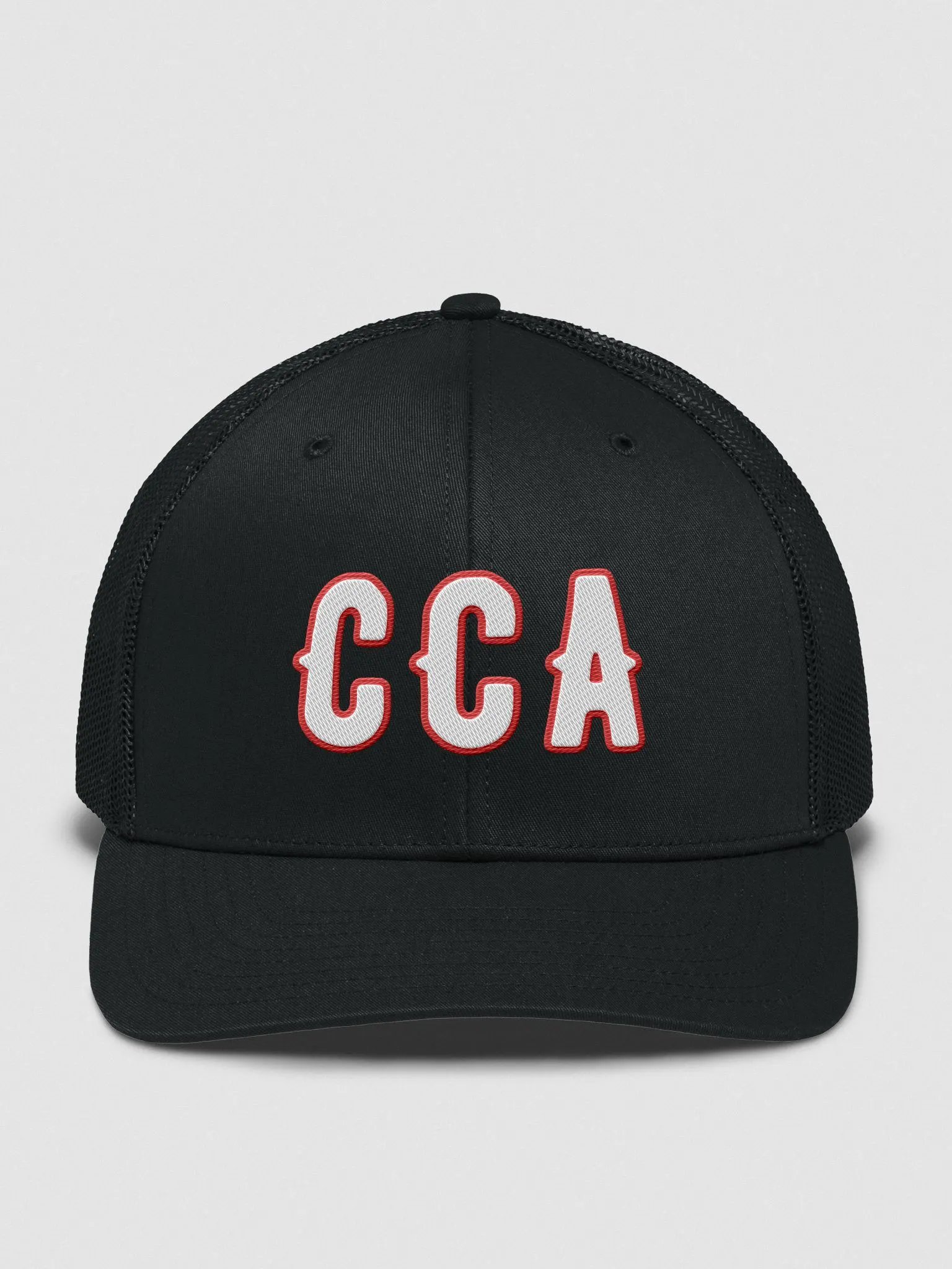 Express Male "CCA" Bold Trucker Hat - BLACK product image (1)