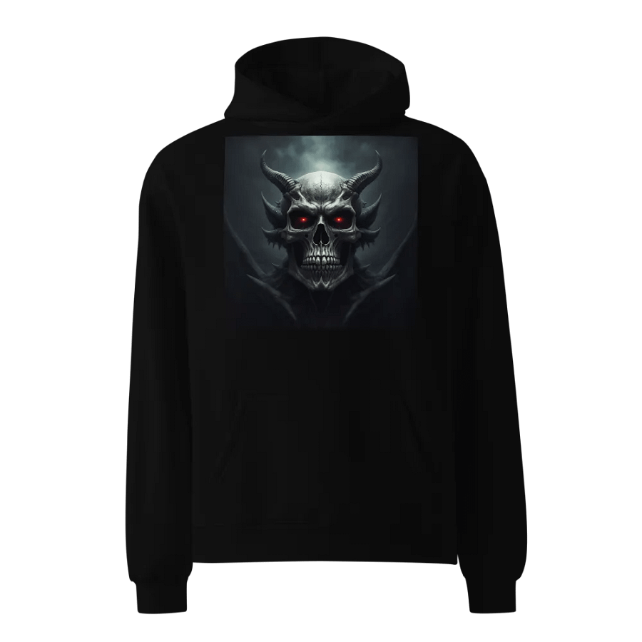 Demonic Horns Oversized Hoodie product image (1)