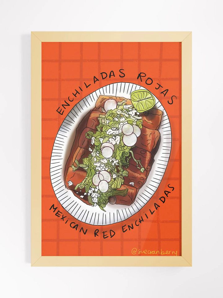 Enchiadas Rojas Framed Poster product image (1)