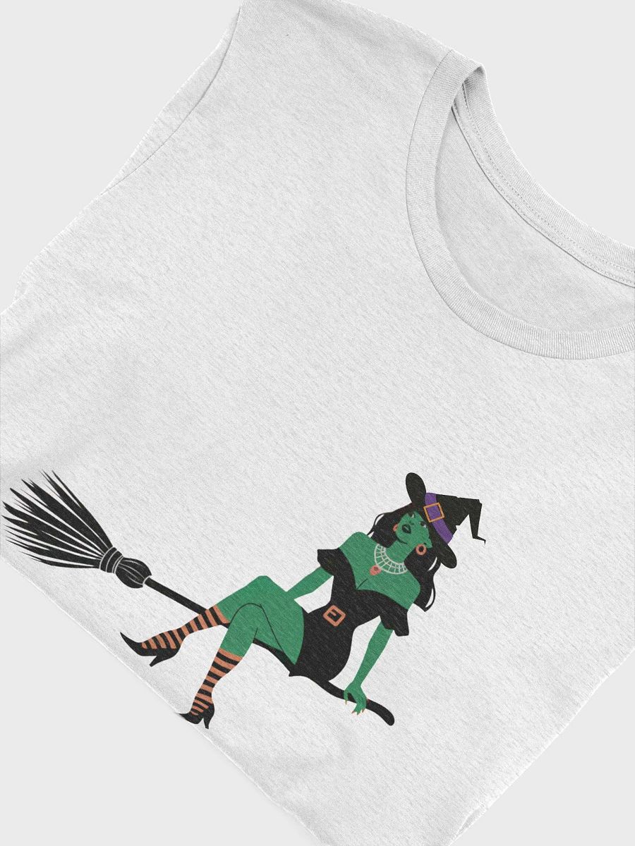 Green Witch On A Broom Stick product image (26)