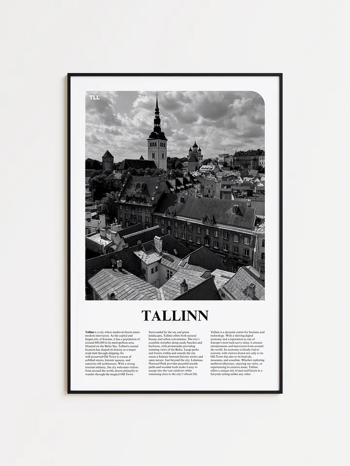 Tallinn 01 Newspaper Poster product image (1)