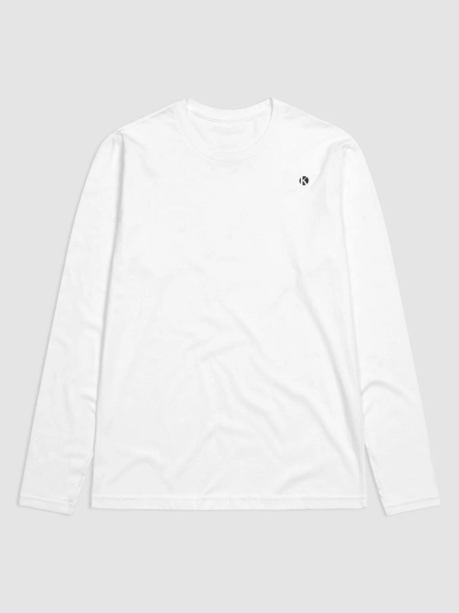 White Premium Fitted Long Sleeve product image (1)
