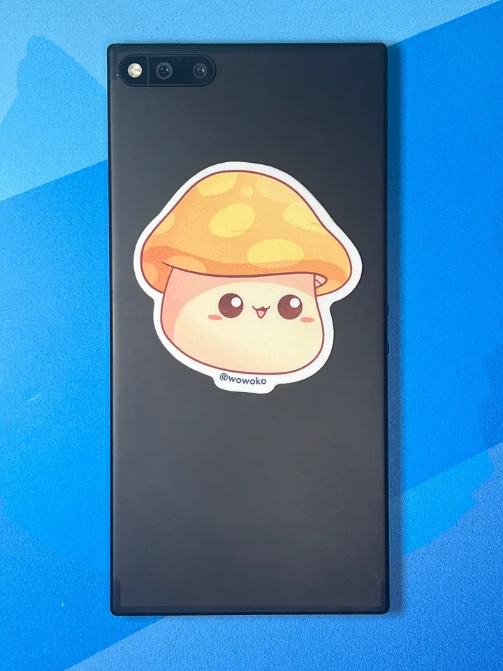 WoWoKo x Potato Fighters - Orange Mushroom - Sticker product image (2)