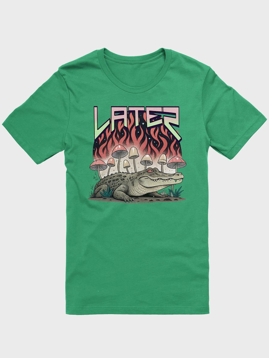 Later Crocodile Mushroom Artistic T-Shirt product image (1)