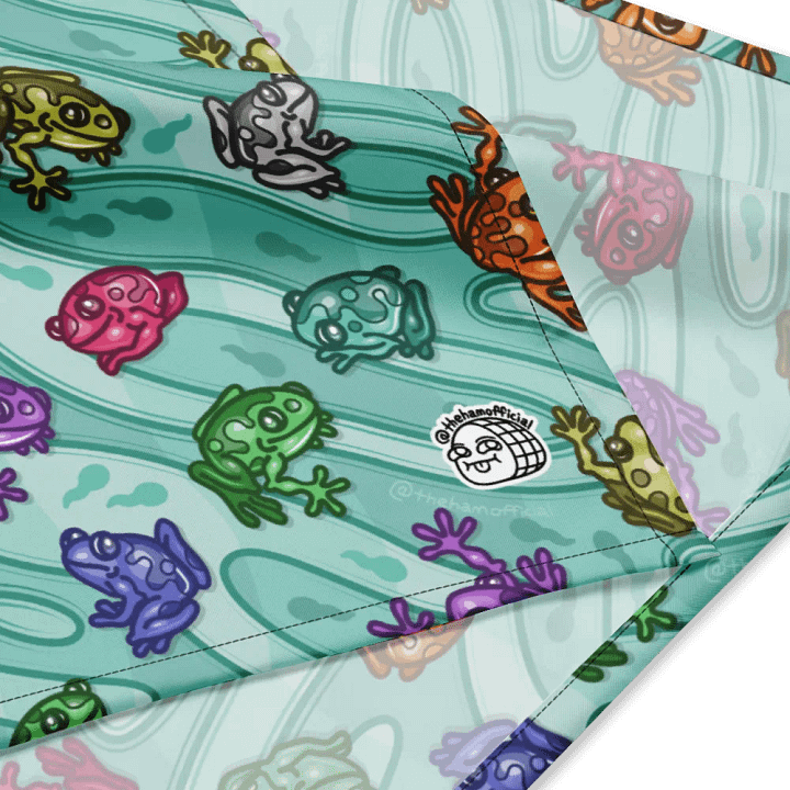 Rainbow Frog Pattern Bandana product image (2)