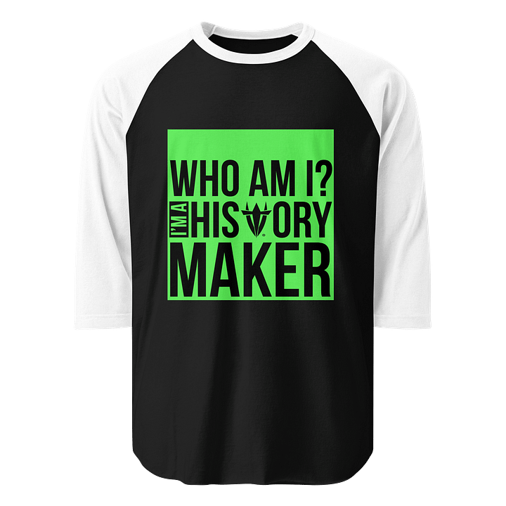 Who Am I Black Raglan product image (1)