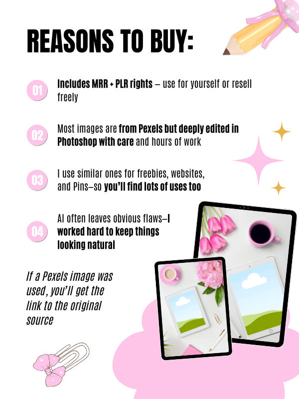 MRR/PLR Pink Stock Images product image (7)