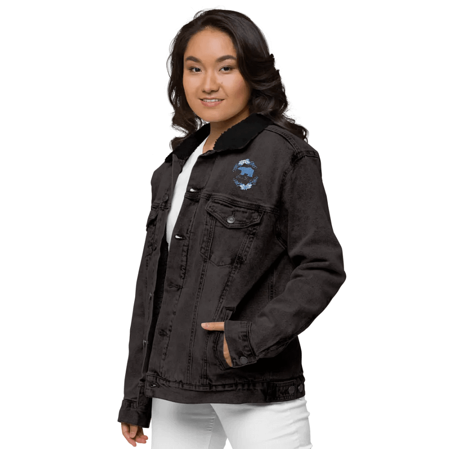 BoaBear Unisex Sherpa Denim Jacket product image (3)