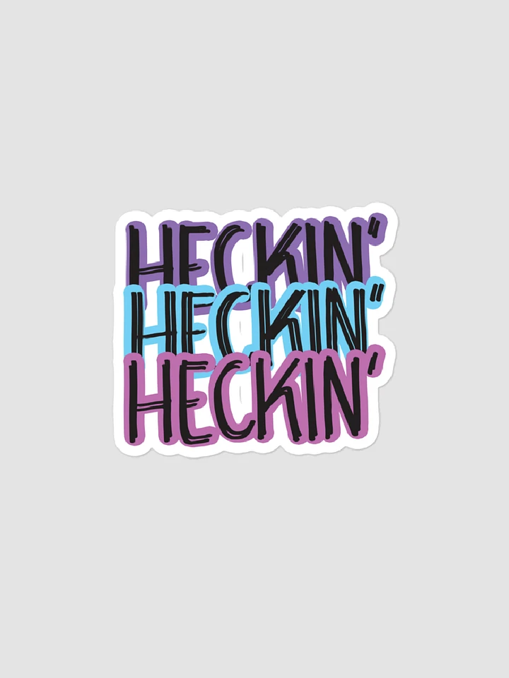 Heckin' Bubble-free stickers product image (1)