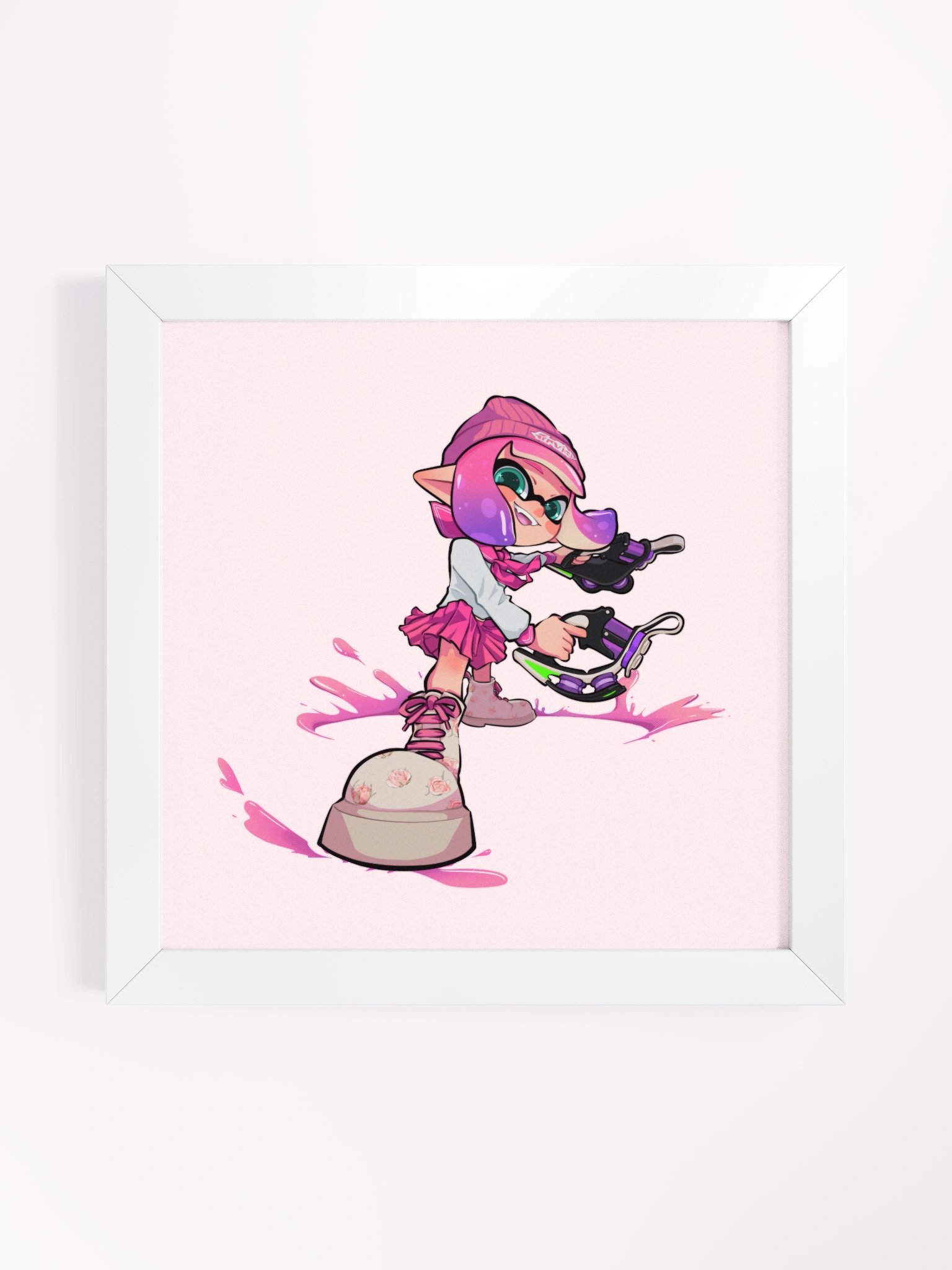 Framed Squid Kid Print product image (1)