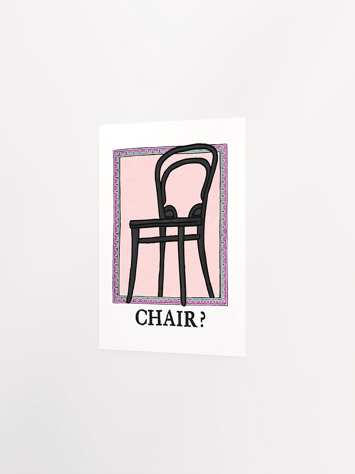 CHAIR? Poster product image (6)