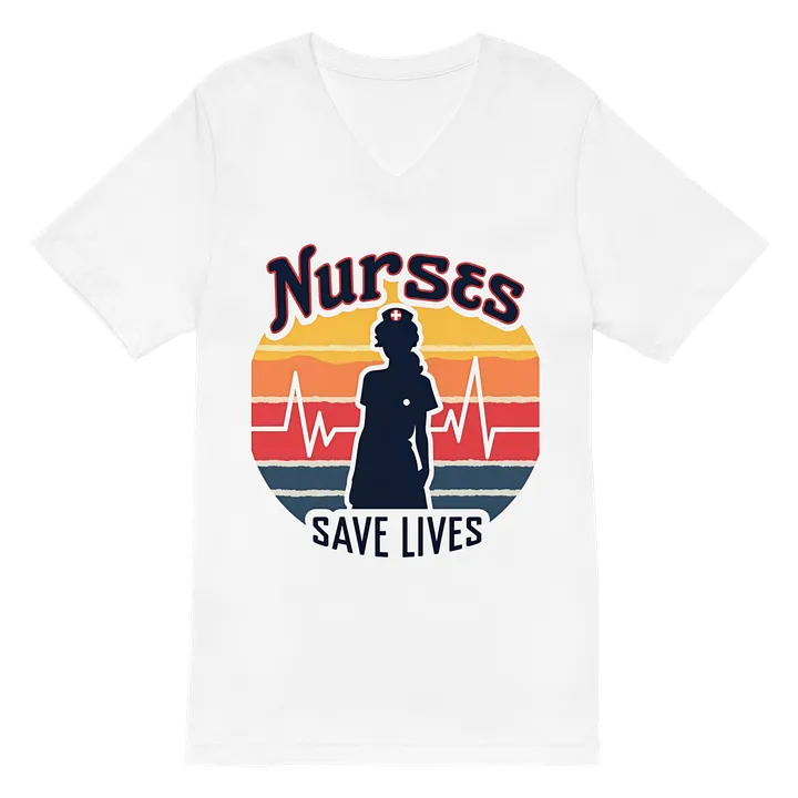 Heartbeat Hero V-Neck Tee product image (2)