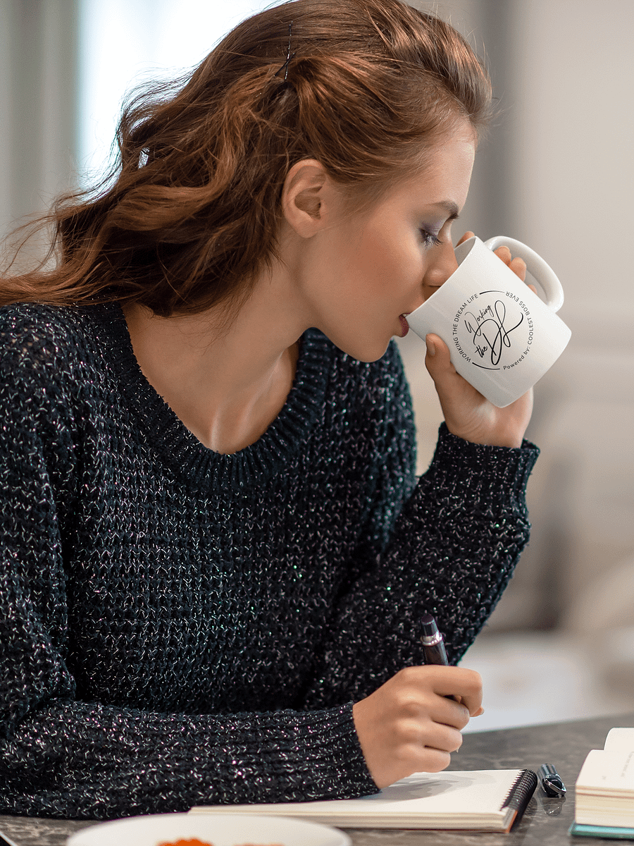 Working the Dream Life Coffee Mug – Motivational Ceramic Mug | Daily Inspiration | Purpose-Driven Drinkware product image (3)