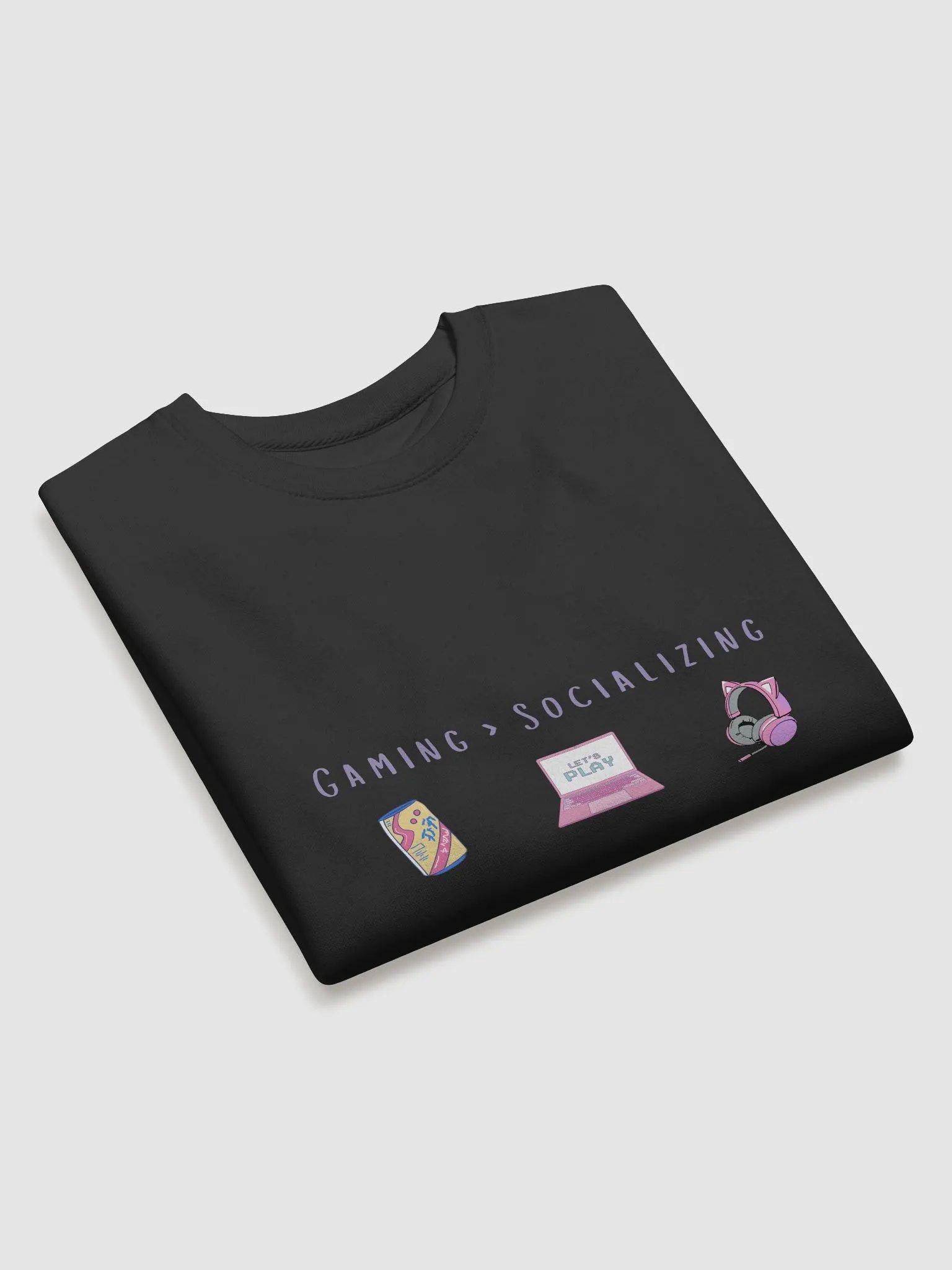 🎮 Gaming > Socializing | Introvert Gamer Sweatshirt 💖 product image (3)