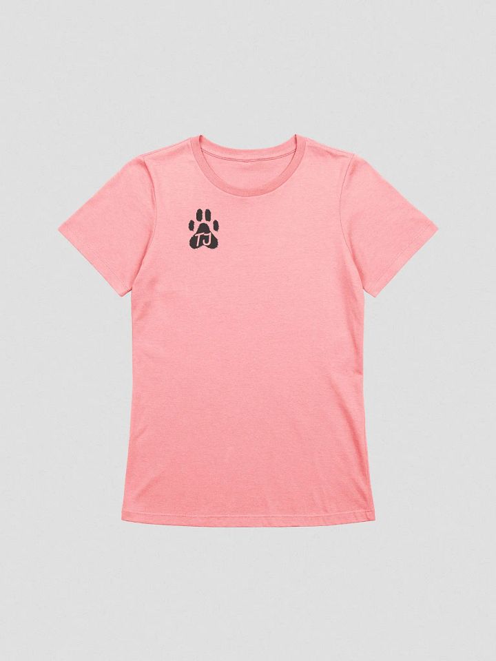 TJ Paw Print Double Sided Relaxed-Fit Woman's Tee (black detail) product image (8)
