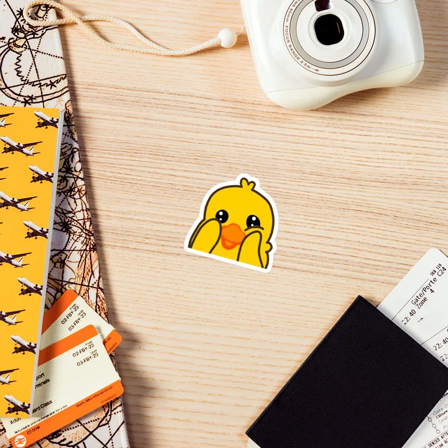 Squishy Duck Die-Cut Magnet product image (7)