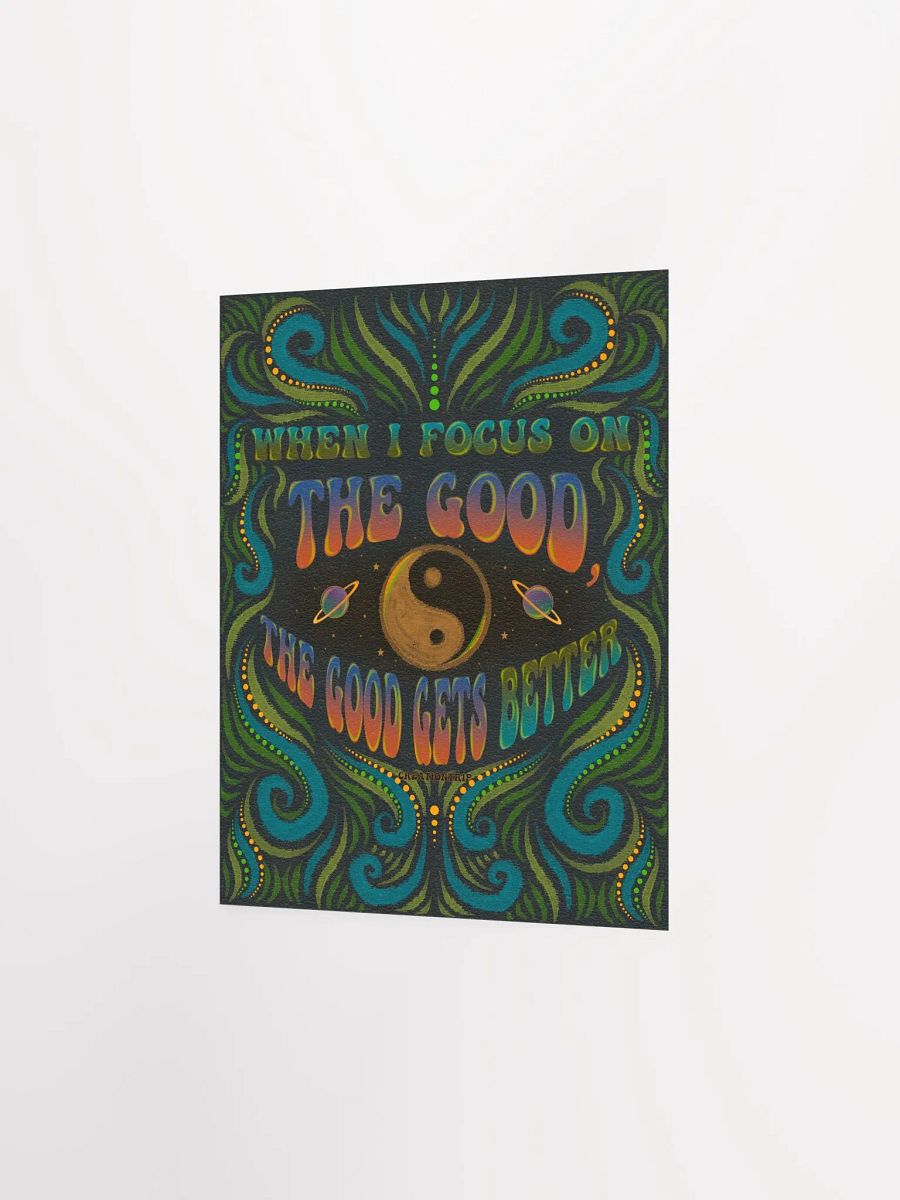 Matte Poster - Focus On The Good product image (3)