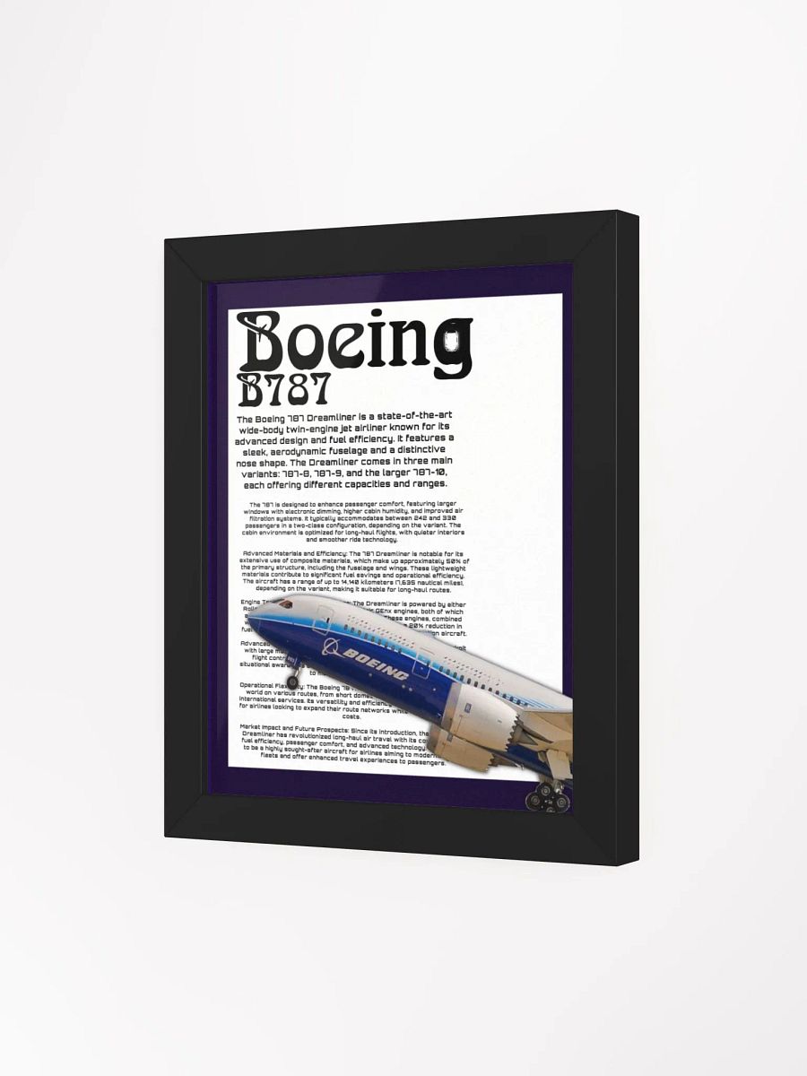Boeing 787 Dreamliner: State-of-the-Art Poster product image (9)