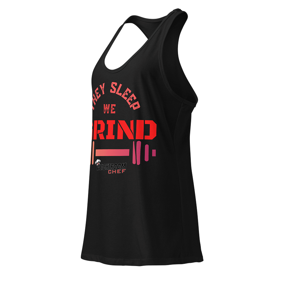 THEY SLEEP WE GRIND – Women's Razorback Tank product image (7)