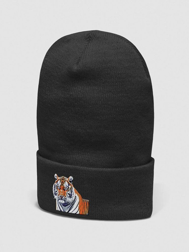 Unleash Your Wild Side with the Yupoong Tiger Cuffed Beanie product image (2)