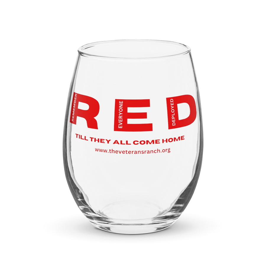 Remember Everyone Deployed Stemless Wine Glass product image (2)