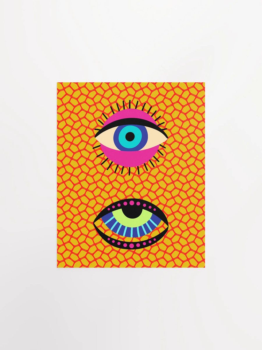 Yayoi Kusama Evil Eyes Maximalist Art Print product image (8)