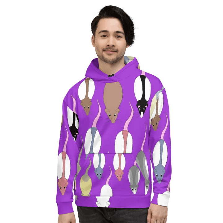 rat pack (purple) hoody product image (1)