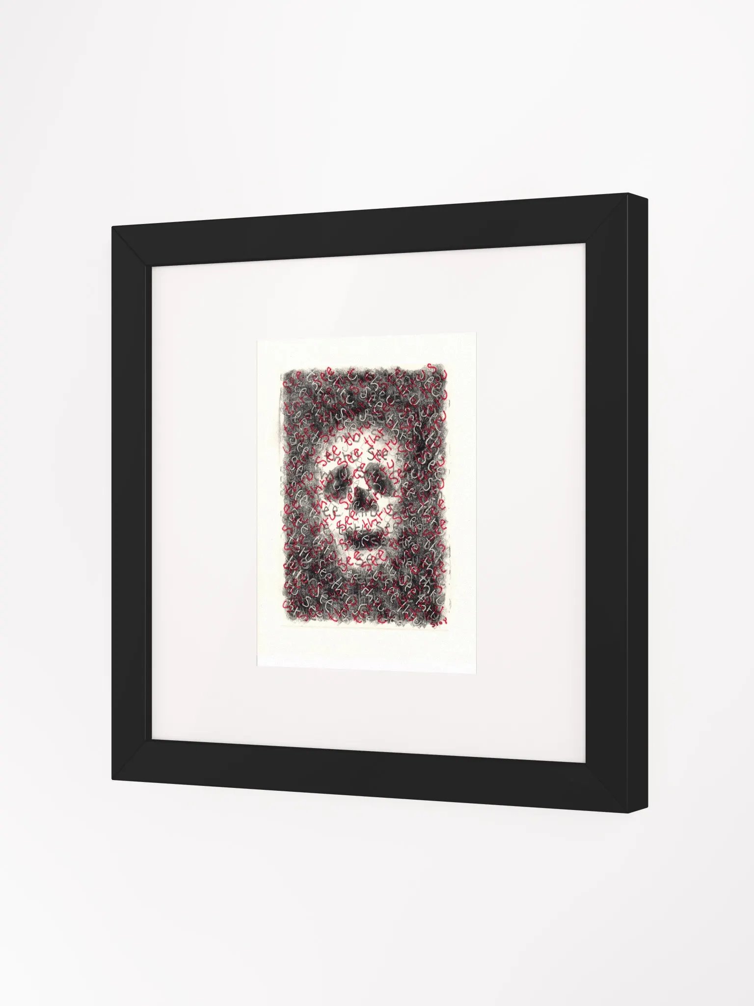 see thru Panel Card Print Framed product image (3)