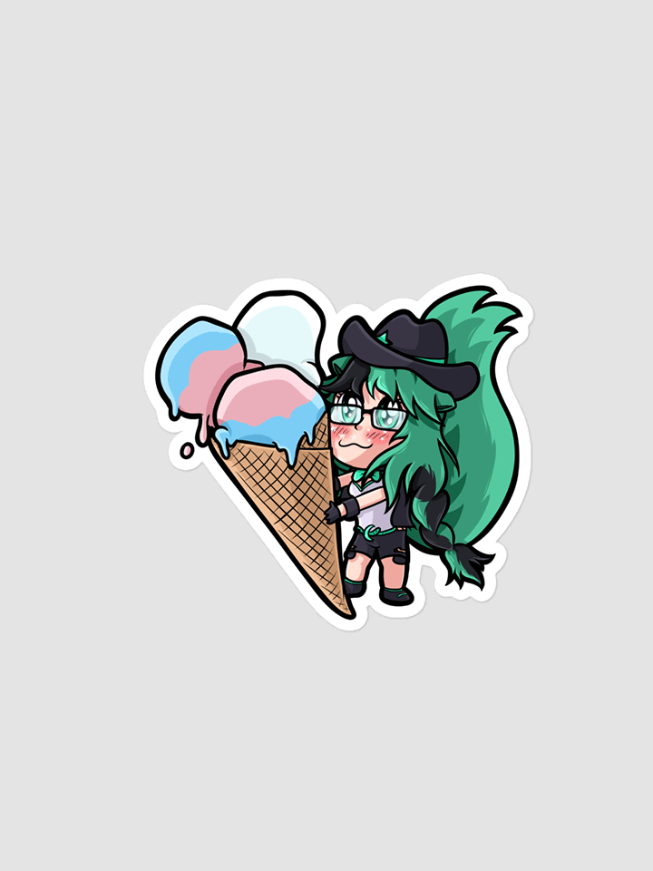 Mintzey Moon Pride Transgender Sticker product image (2)