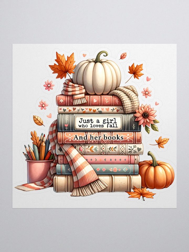 Just A Girl Who Loves Fall Sticker product image (1)