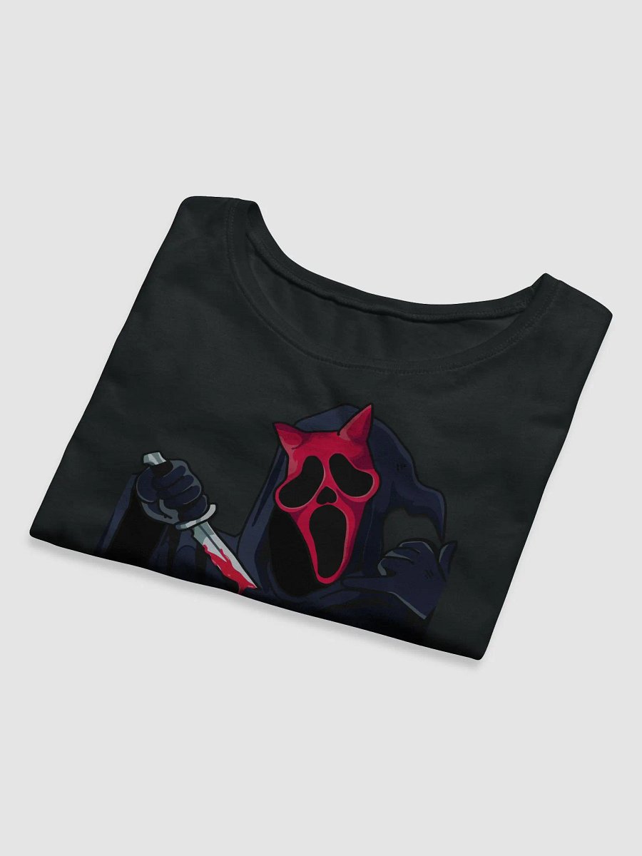 Ghost Face Phone Call Women's Crop Tee product image (8)