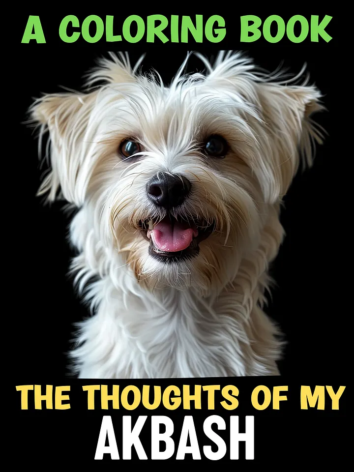 The Thoughts of My Akbash: A Coloring Book product image (1)