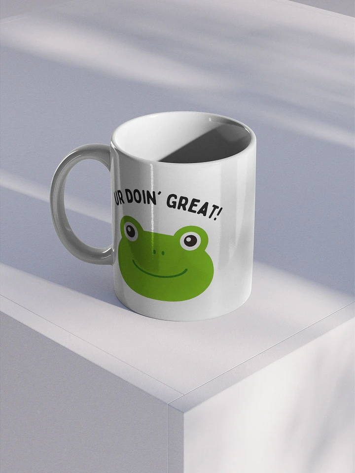 Mr. Frog Encouragement Ceramic Mug product image (1)
